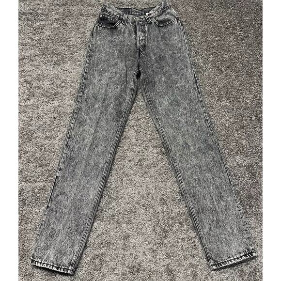 Vintage Levi's Jeans Women 7 (FITS 25x30) Denim 17501 Button Fly 501 High Rise - Picture 1 of 16